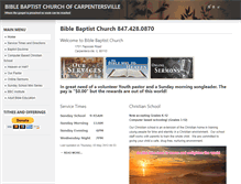 Tablet Screenshot of cvillebiblebaptist.com